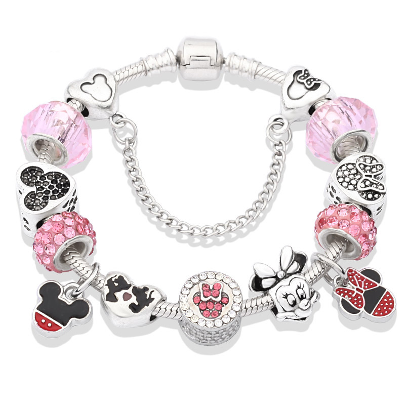 MINNIE BRACELET SET 12 CHARMS💟🎁 - Eternelle.shop