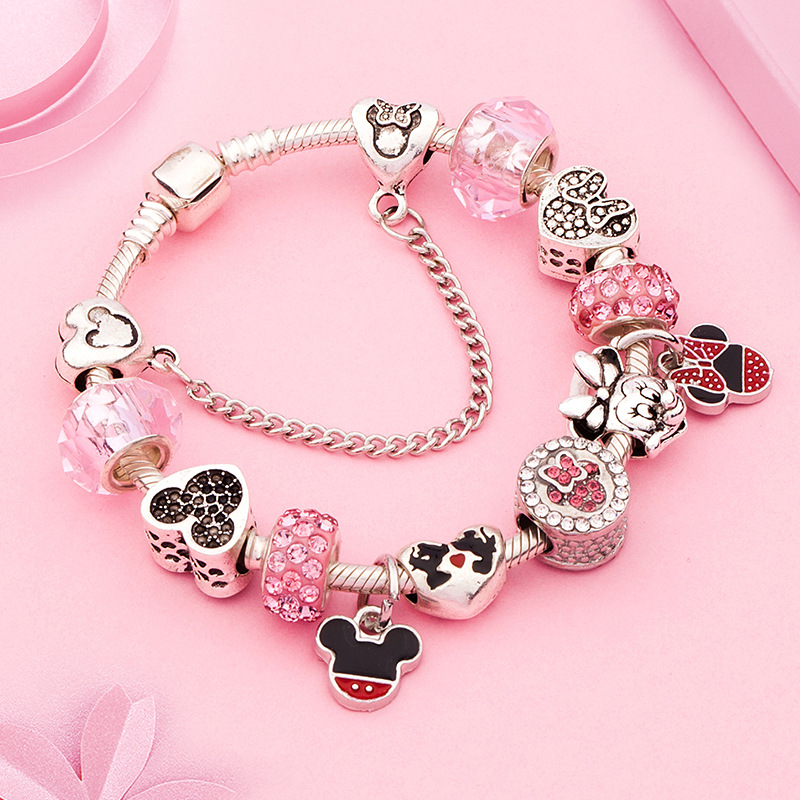 MINNIE BRACELET SET 12 CHARMS💟🎁 - Eternelle.shop