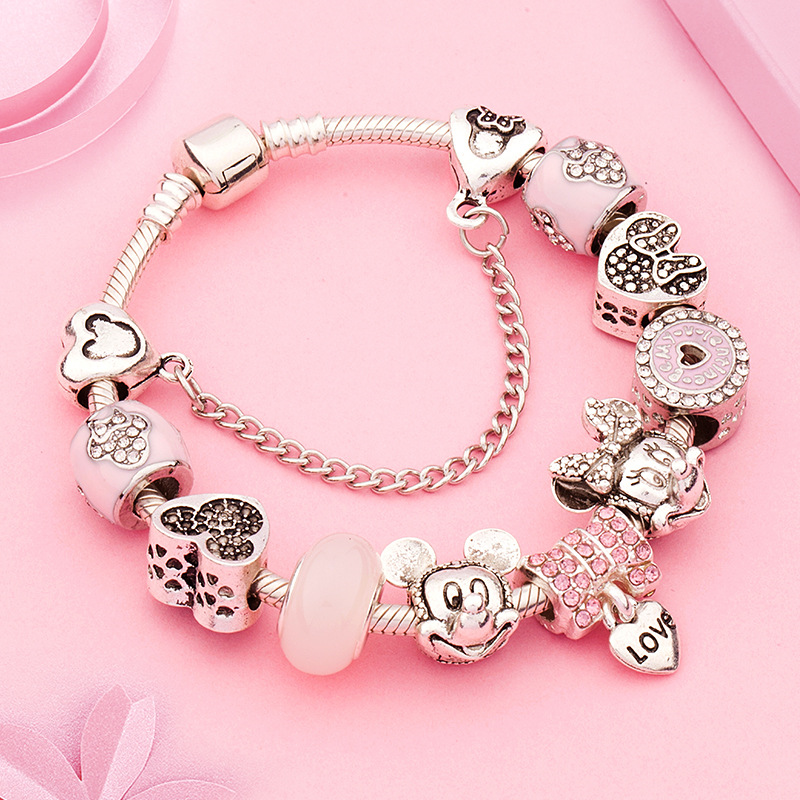 MINNIE BRACELET SET 12 CHARMS💟🎁 - Eternelle.shop