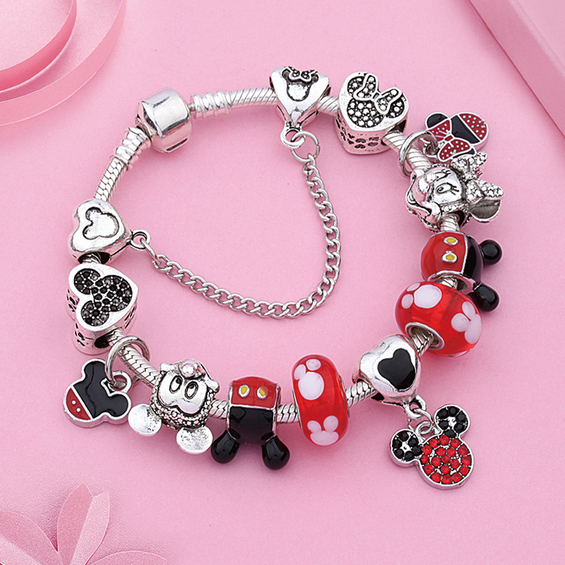 MINNIE BRACELET SET 12 CHARMS💟🎁 - Eternelle.shop