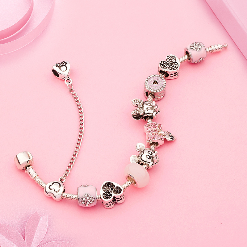 MINNIE BRACELET SET 12 CHARMS💟🎁 - Eternelle.shop