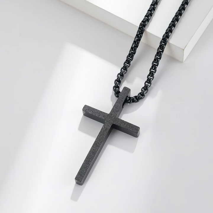 ✨Titanium Cross pendant necklace✝️ - Eternelle.shop