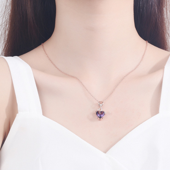 Rose Heart Necklace-Special Gifts For Her - Eternelle.shop