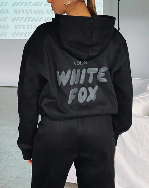 WhiteFox Set (Hoodie + Pants) - Eternelle.shop