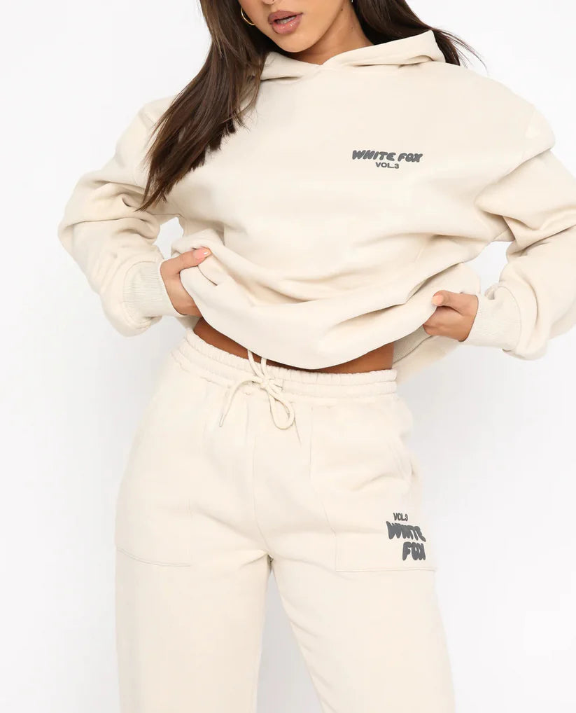 WhiteFox Set (Hoodie + Pants) - Eternelle.shop