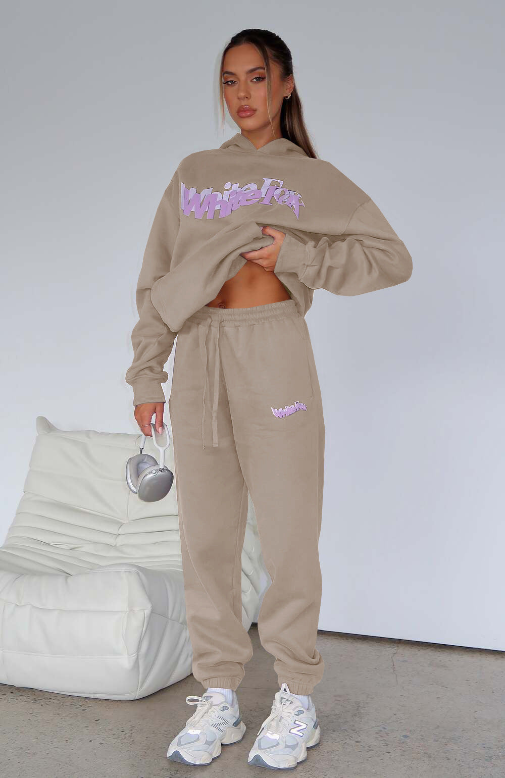 White Fox So Wavy Oversized Set - Eternelle.shop