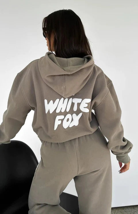 WhiteFox Set (Hoodie + Pants) - Eternelle.shop