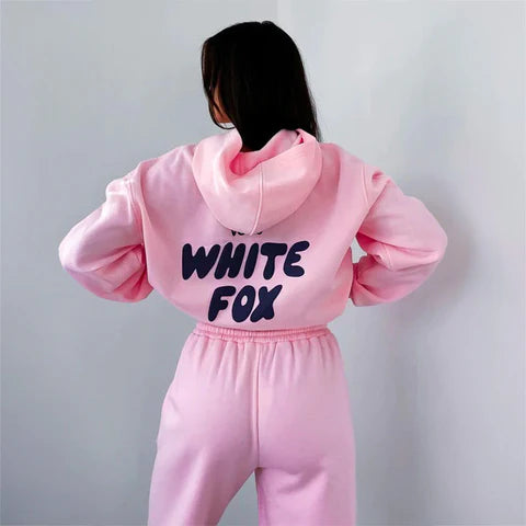 WhiteFox Set (Hoodie + Pants) - Eternelle.shop