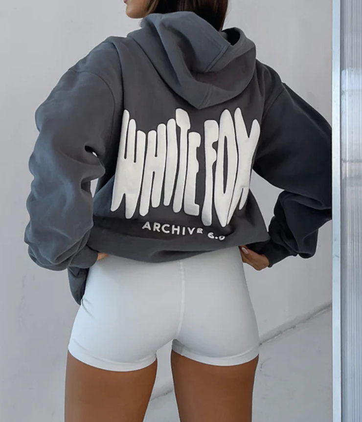 High Quality White fox-Archive 6.0 Oversized Hoodie and Sweatpants - Eternelle.shop