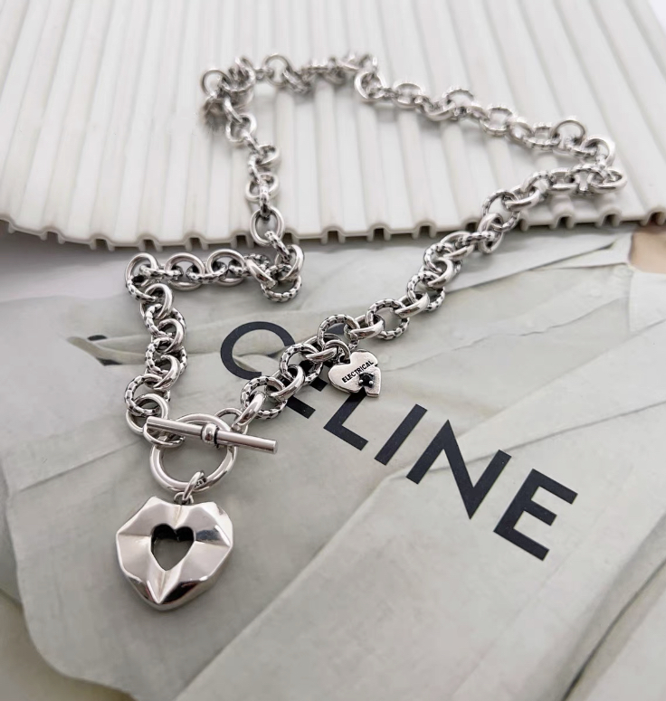 High Quality S925 Sterling Silver Happy Necklace - Eternelle.shop