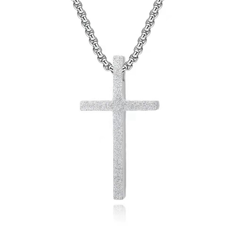 ✨Titanium Cross pendant necklace✝️ - Eternelle.shop