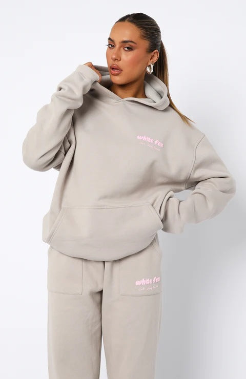 White fox  Era 8 Oversized Hoodie - Eternelle.shop