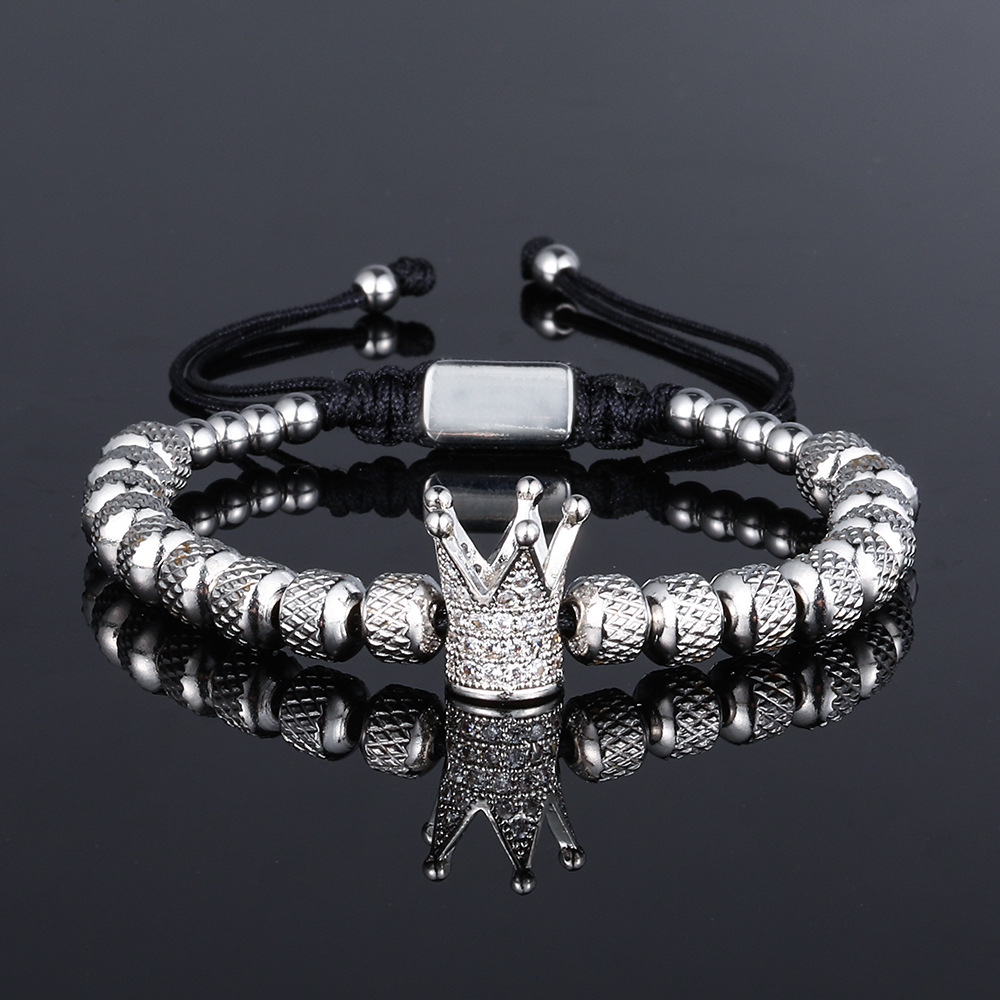 To My Man - Straighten Your Crown" Luxury Bracelet Gift Set - Eternelle.shop