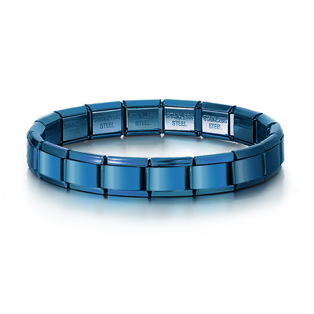 Italian Stretch Spliced Titanium Bracelet - Eternelle.shop