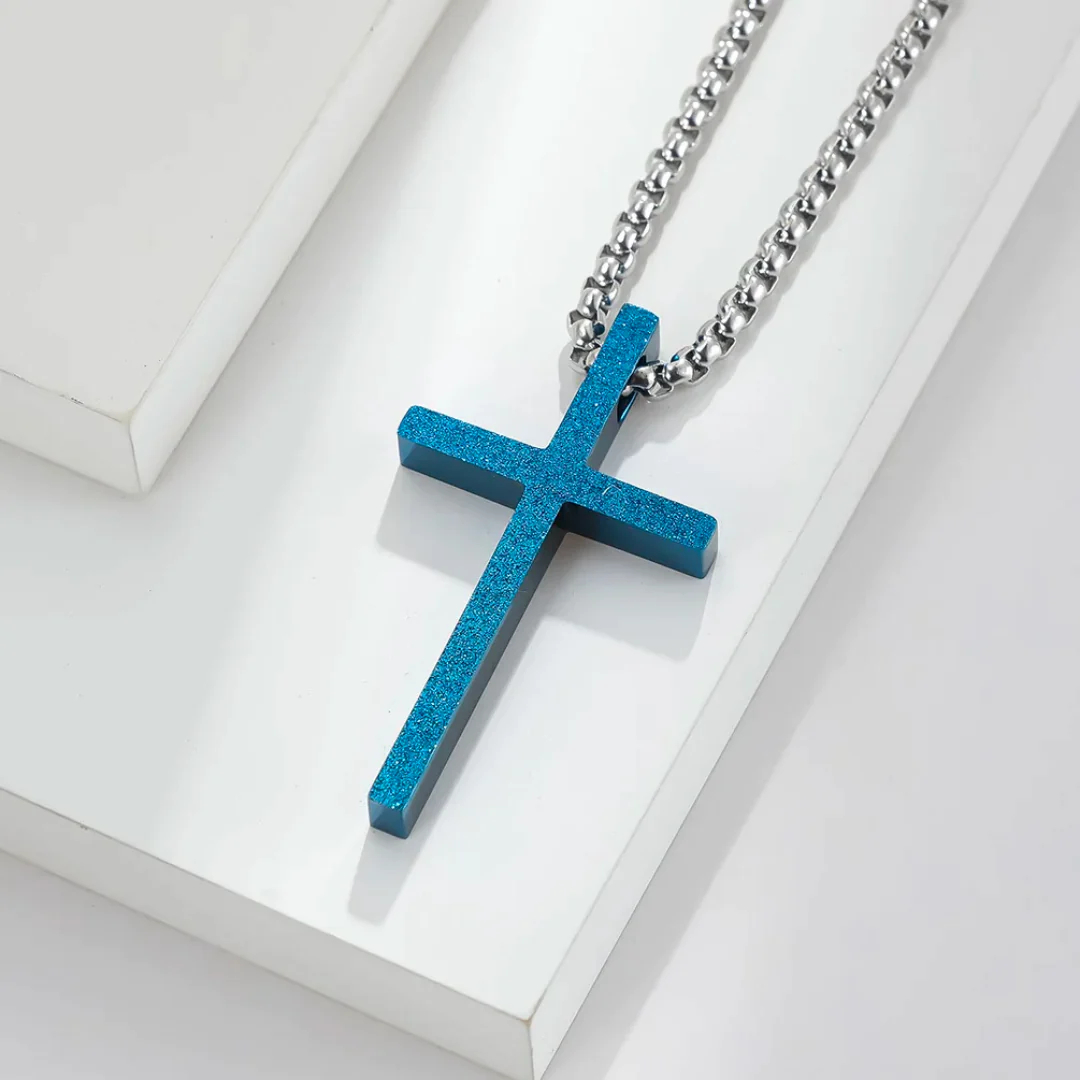 ✨Titanium Cross pendant necklace✝️ - Eternelle.shop