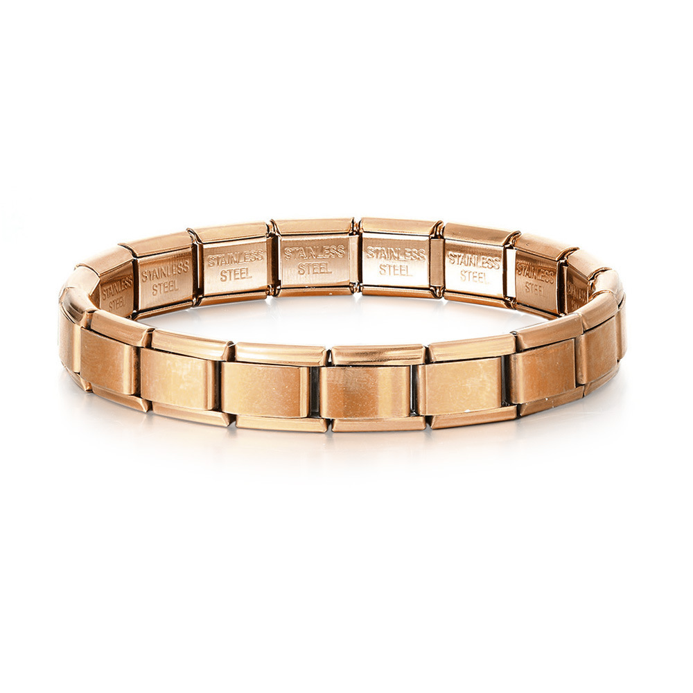 Italian Stretch Spliced Titanium Bracelet - Eternelle.shop