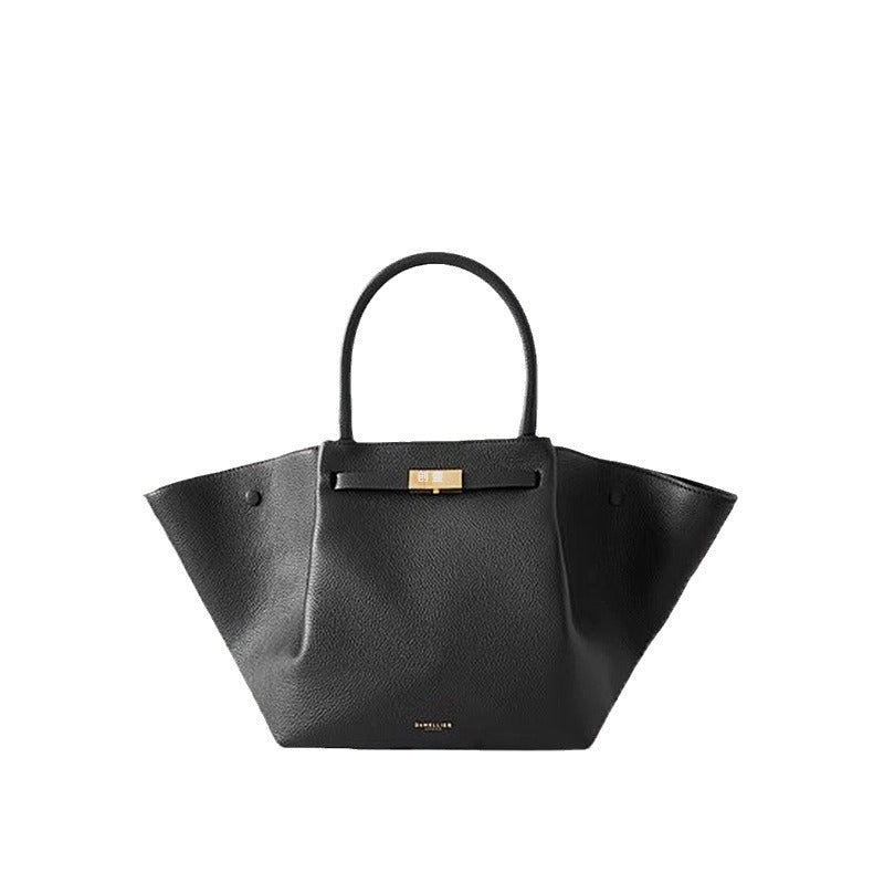 Midi New York suede tote bag - Eternelle.shop