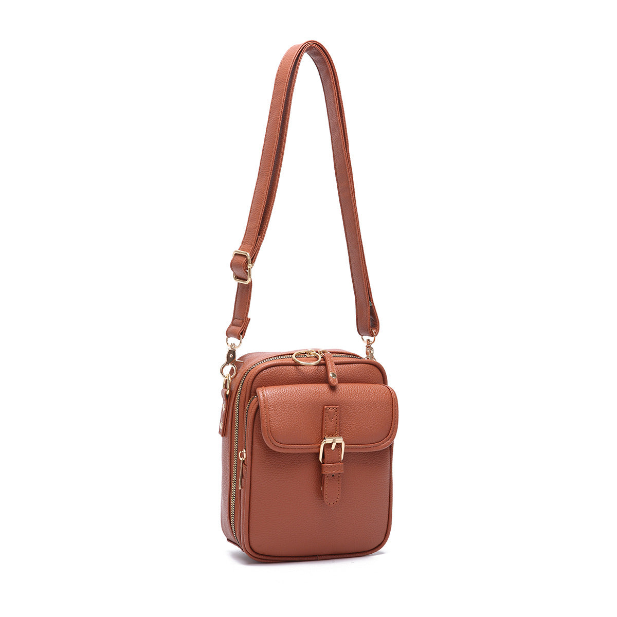 Multifunction Vintage Double Layer Large Capacity Messenger Bag - Eternelle.shop