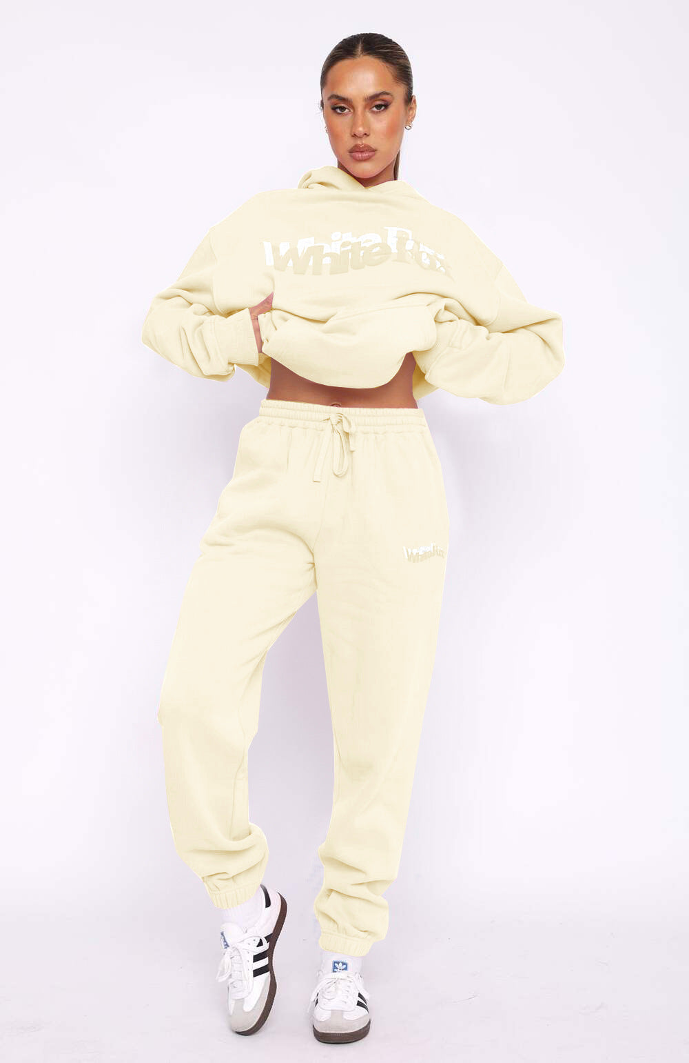 White Fox So Wavy Oversized Set - Eternelle.shop