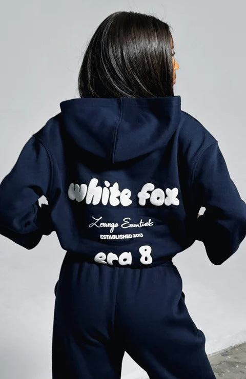 White fox  Era 8 Oversized Hoodie - Eternelle.shop