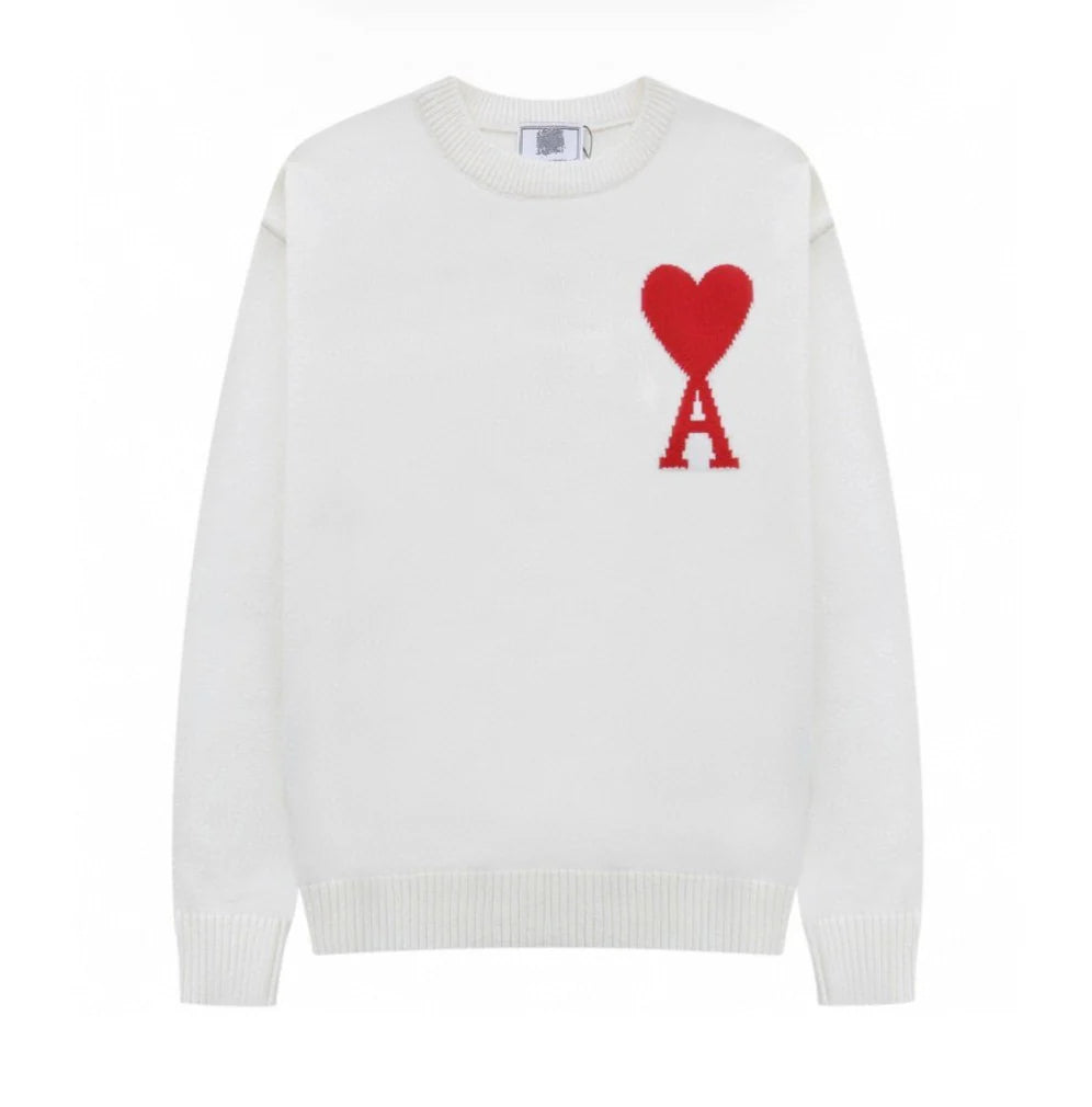 Heart Sweater Pullover mit herzmuster - Eternelle.shop