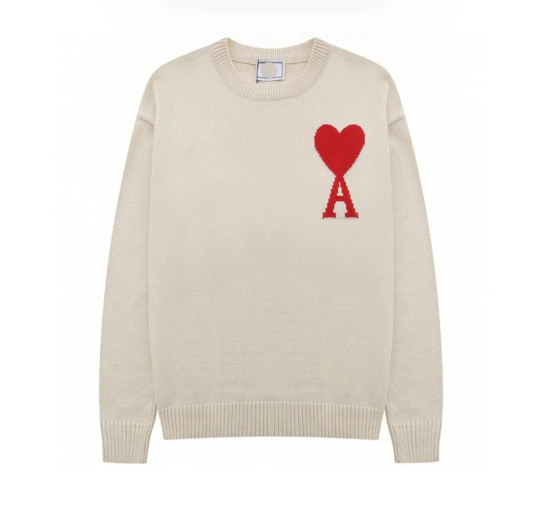 Heart Sweater Pullover mit herzmuster - Eternelle.shop