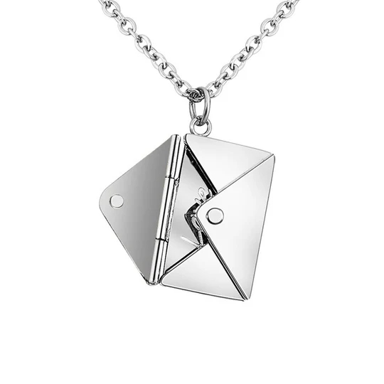 Custom Love Letter Envelope Necklace - Eternelle.shop