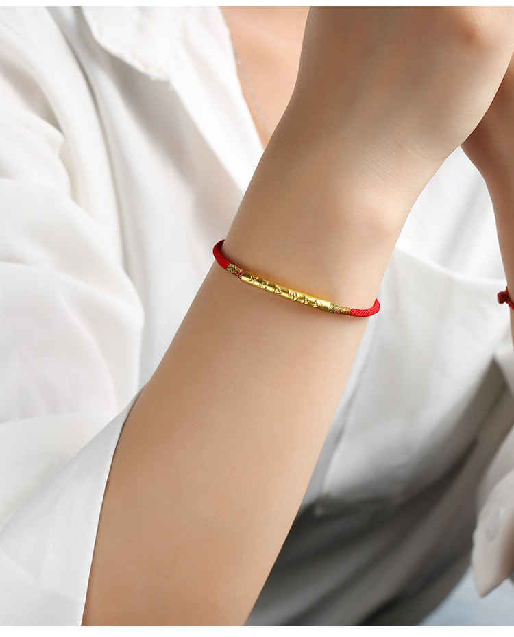 Tibetan Lucky Bracelet Red String Bracelet Buddhist Lucky Charm - Eternelle.shop