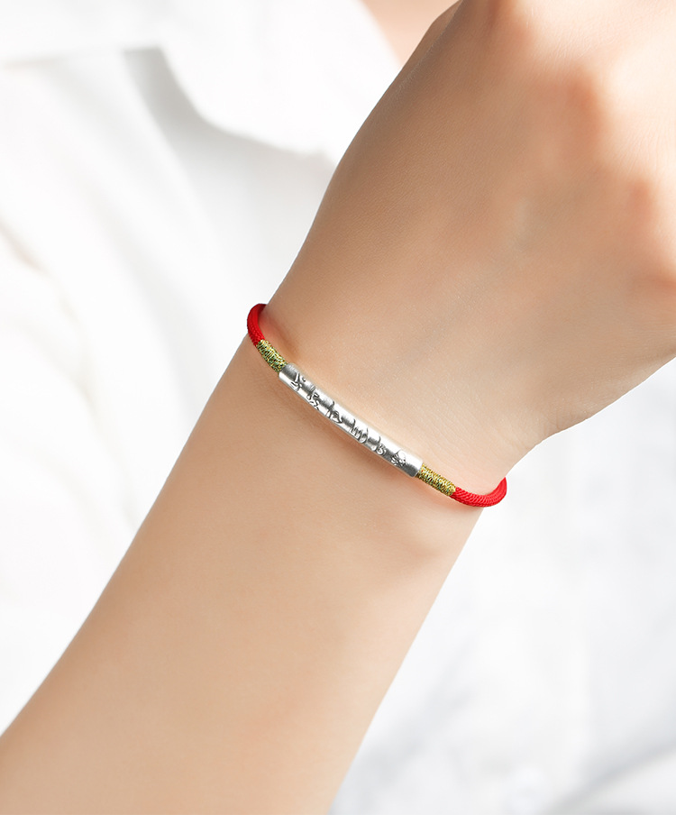 Tibetan Lucky Bracelet Red String Bracelet Buddhist Lucky Charm - Eternelle.shop