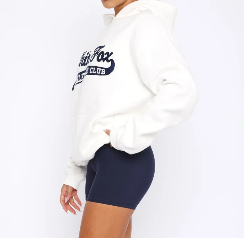 Athleisure Club Oversized Hoodie White