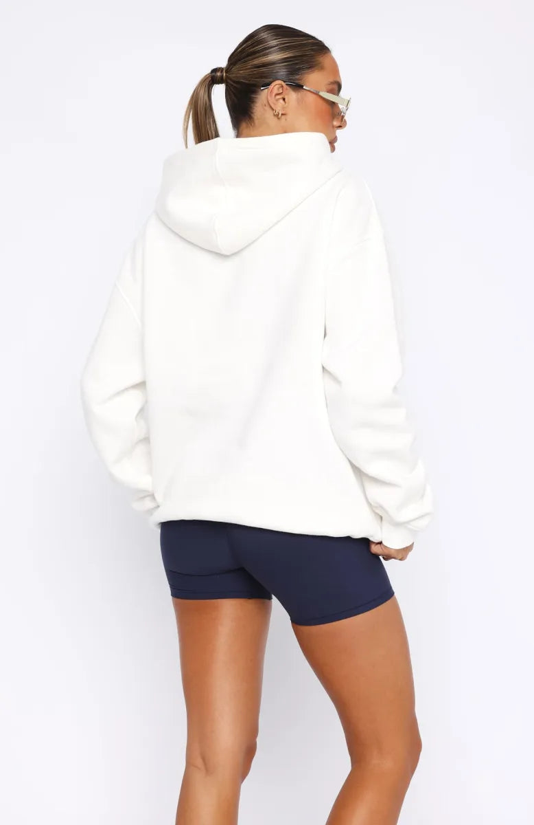 Athleisure Club Oversized Hoodie White