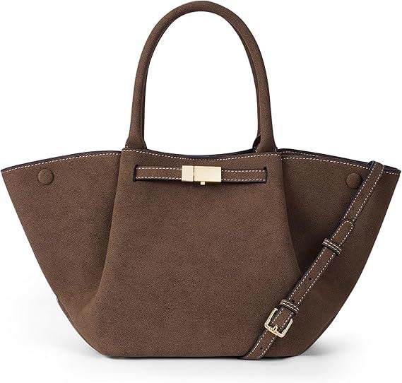 Mid Faux Leather Tote Bag Shopper Bag - Eternelle.shop