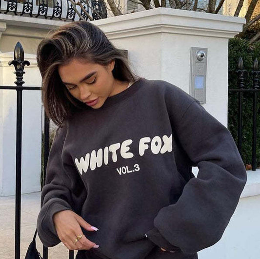 White fox-Offstage Sweater - Eternelle.shop